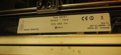 Asko oppvaskmaskin, D8437IW / DW16.1 i hvitt, pent brukt