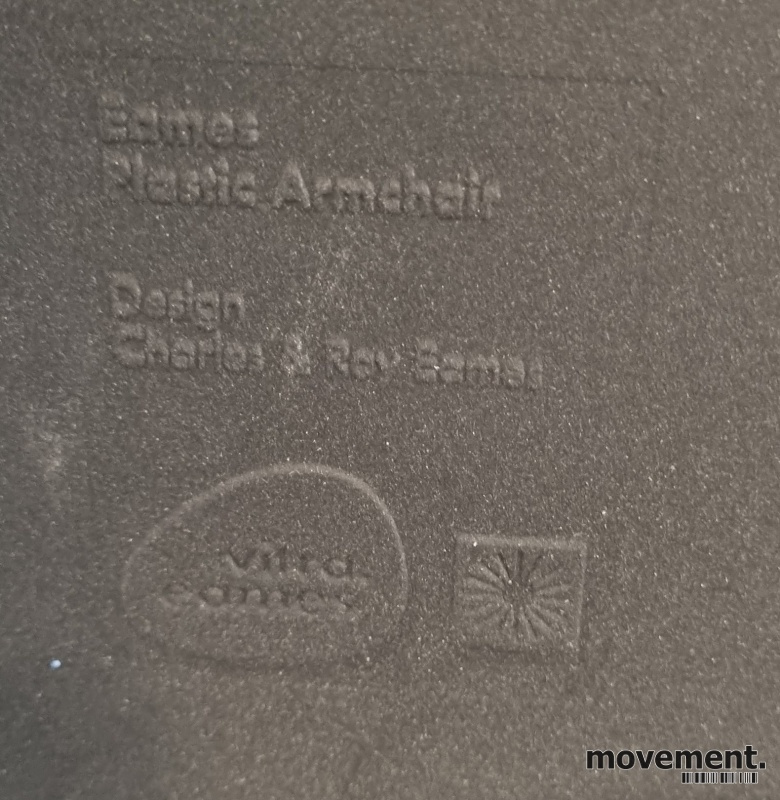 Solgt!Loungestol: Eames DAX Plastic Chair - 5 / 5