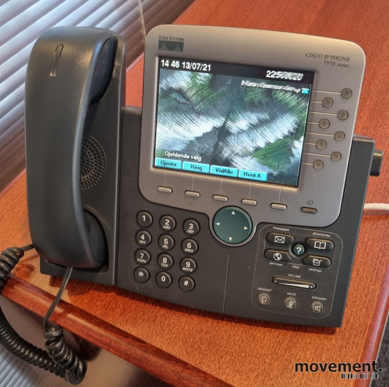 Solgt!Cisco CP-7970G IP-telefon med - 2 / 3