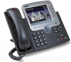 Cisco CP-7970G IP-telefon med fargedisplay, pent brukt