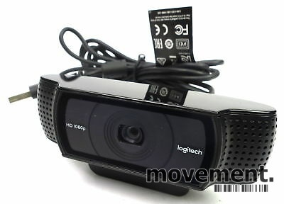 Solgt!Webcam, Logitech HD 1080p Webcam