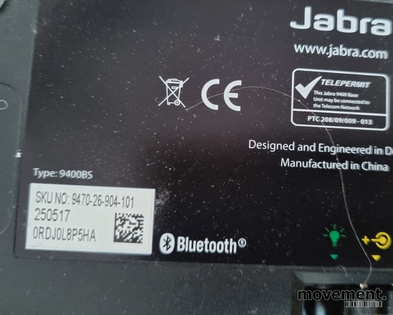 Solgt!Jabra Pro 9470 Trådløst Headset med - 2 / 3