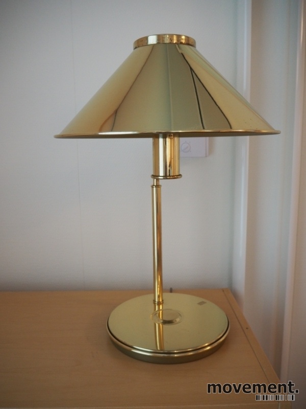 Solgt!Bordlampe i messing fra Høvik Verk, - 1 / 4