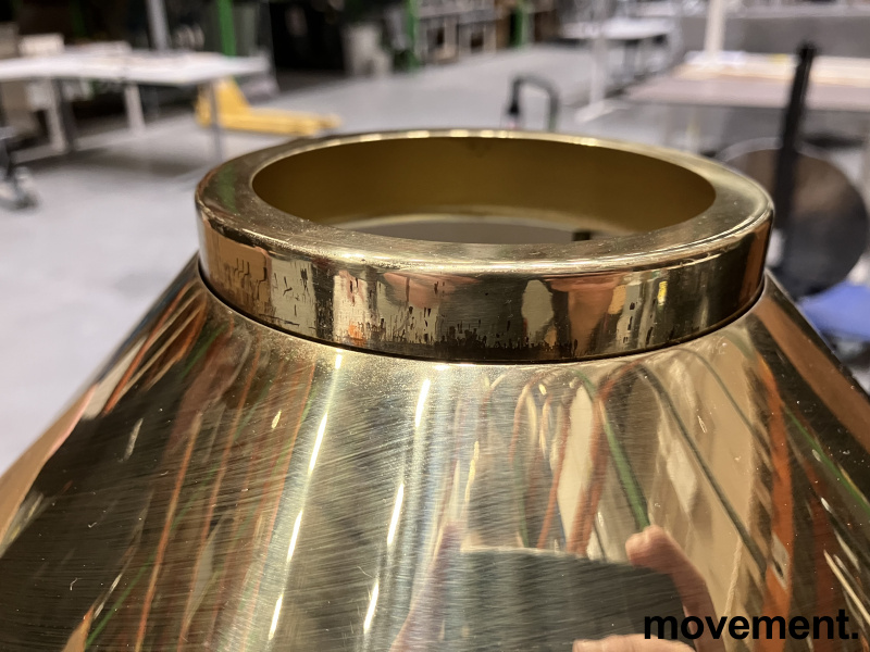 Solgt!Bordlampe i messing fra Høvik Verk, - 3 / 4