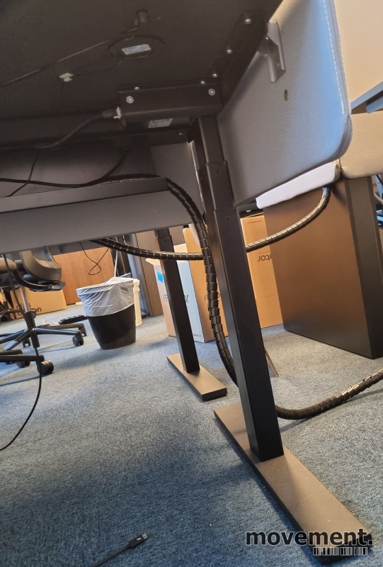 Solgt!Elektrisk hevsenk-skrivebord, - 4 / 5