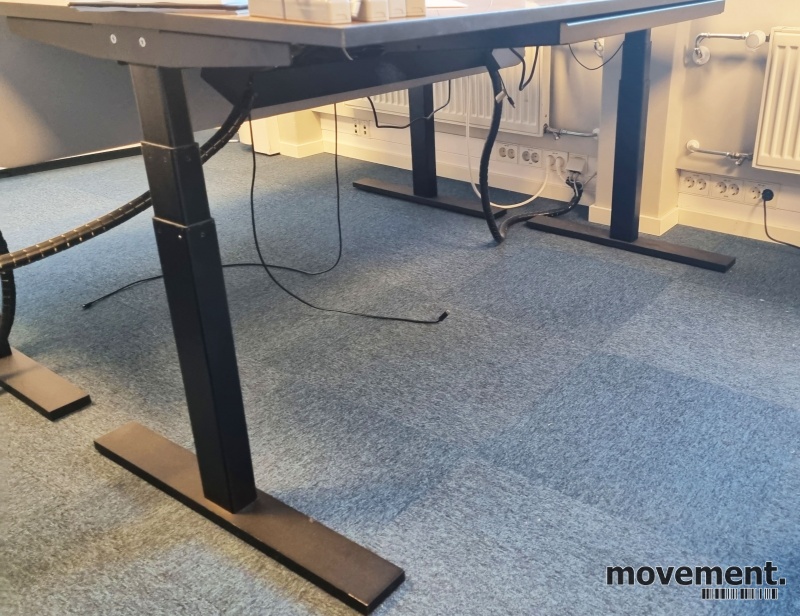 Solgt!Elektrisk hevsenk-skrivebord, - 3 / 5