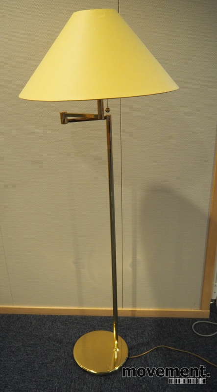 Solgt!Stålampe i messing fra Høvik Verk - 1 / 2