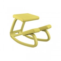 Ergonomisk kontorstol / knestol: Varier (Stokke) Variable Balans Monochrome i gult, farge: Ochre, pent brukt