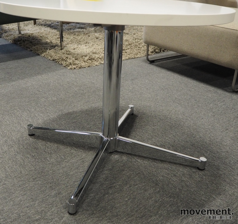 Solgt!Loungebord i hvitt / krom fra RBM, - 2 / 2