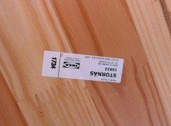 Barbord i sortlakkert furu fra IKEA, modell Stornäs, 127x70cm, høyde 105cm, pent brukt