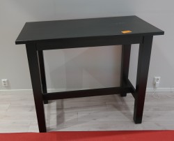 Barbord i sortlakkert furu fra IKEA, modell Stornäs, 127x70cm, høyde 105cm, pent brukt