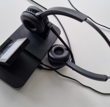 Jabra Pro 9465 Duo Trådløst Headset, stereo, 9465-29-804-101, pent brukt