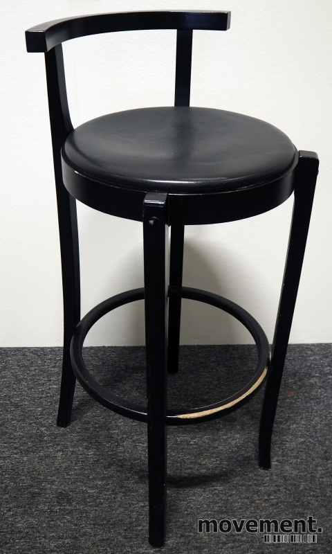 Solgt!Barstol / barkrakk i sort fra - 1 / 3