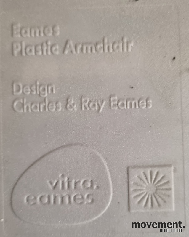 Solgt!Vitra DAW designstol i grå, - 3 / 3