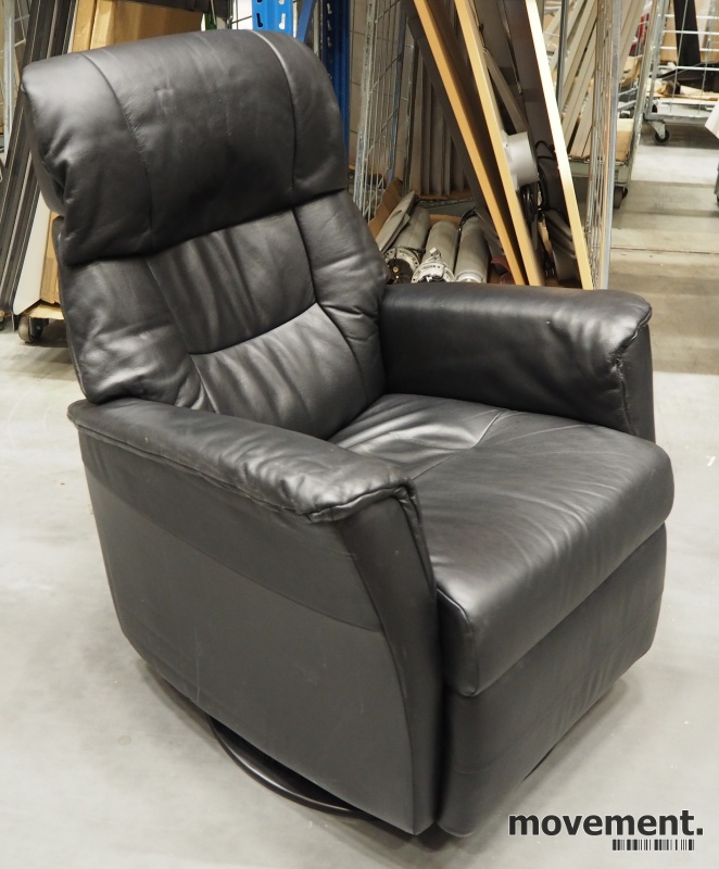 Lenestol / Recliner i sort - 1 / 3