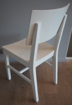 IKEA Norvald spisestol / konferansestol i hvitt, brukt med slitasje