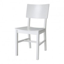 IKEA Norvald spisestol / konferansestol i hvitt, brukt med slitasje