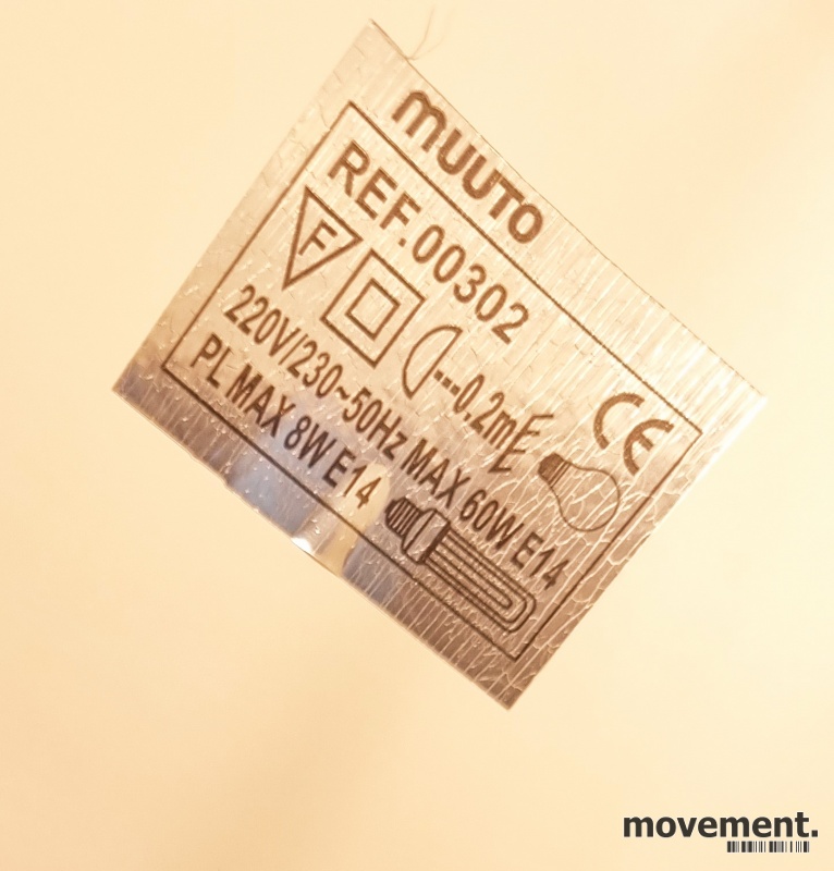 Solgt!Taklampe/pendel i hvitt fra Muuto, - 2 / 2