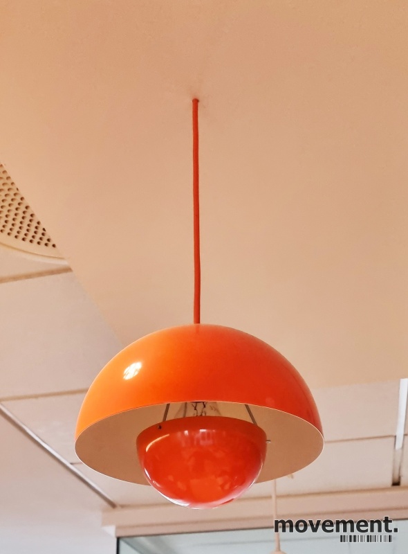 Solgt!Taklampe / pendellampe i orange fra - 1 / 2