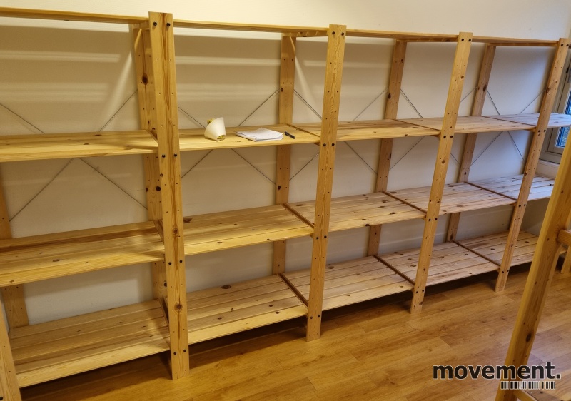 Solgt!Lagerhyller i tre fra Ikea, 174,5cm - 5 / 5