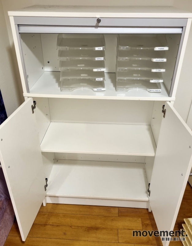 Solgt!IKEA Effektiv hvitt  skap med dører - 2 / 2
