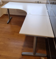 Solgt!IKEA Galant hjørneskrivebordbord i - 2 / 3