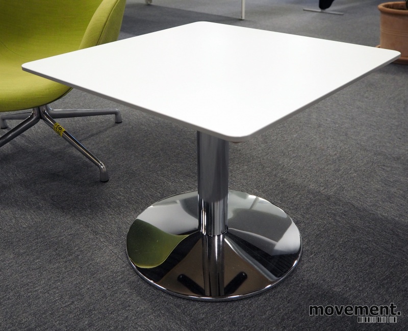 Solgt!Loungebord / sofabord i hvitt / - 2 / 2