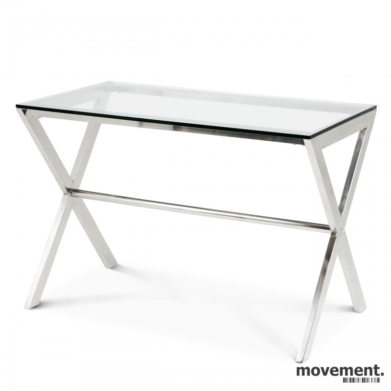 Solgt!Skrivebord / konsollbord i glass / - 1 / 4