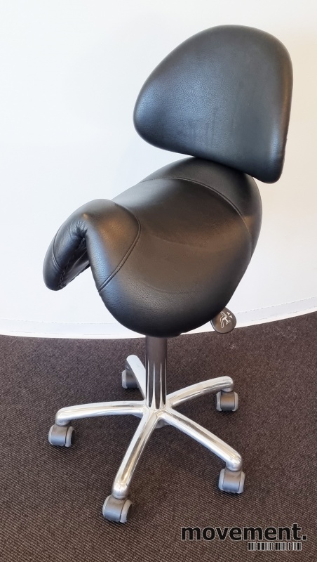 Solgt!Ergonomisk sadelstol / arbeidsstol, - 3 / 4