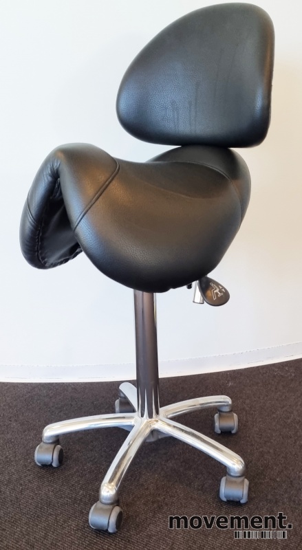 Solgt!Ergonomisk sadelstol / arbeidsstol, - 1 / 4