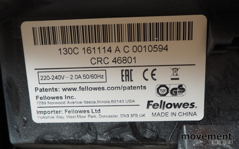 Solgt!Fellowes makuleringsmaskin, Automax - 4 / 4