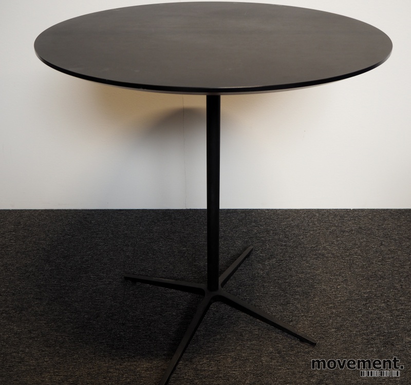 Solgt!Rundt barbord i sort linoleum / - 2 / 2