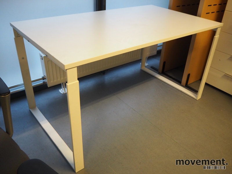 Solgt!Møtebord / konferansebord i hvitt - 1 / 2