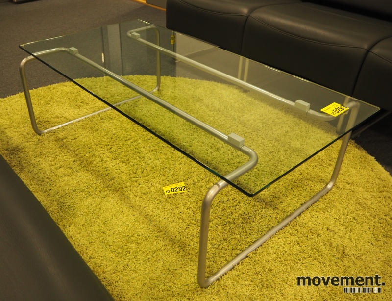 Solgt!Loungebord / sofabord i glass / - 1 / 2
