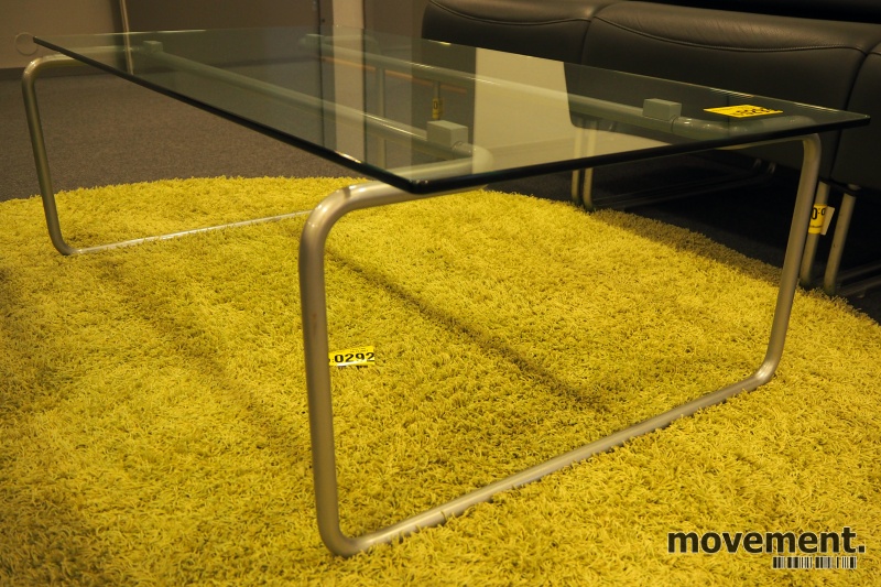 Solgt!Loungebord / sofabord i glass / - 2 / 2