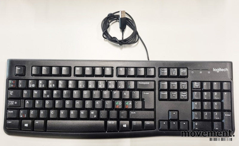 Solgt!Logitech K120 USB-tastatur, pent - 3 / 4
