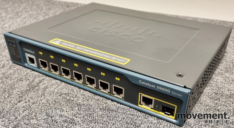 Solgt!Cisco WS-C2960G-8TC-L kompakt 8port - 1 / 2