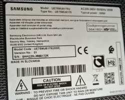 Samsung 75toms Smart TV 75toms 4K UHD, modell UE75MU6175U, pent brukt