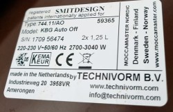 Moccamaster dobbel kaffetrakter KBG 744 AO, Kaffemaskin for kontor/kantine etc, pent brukt.