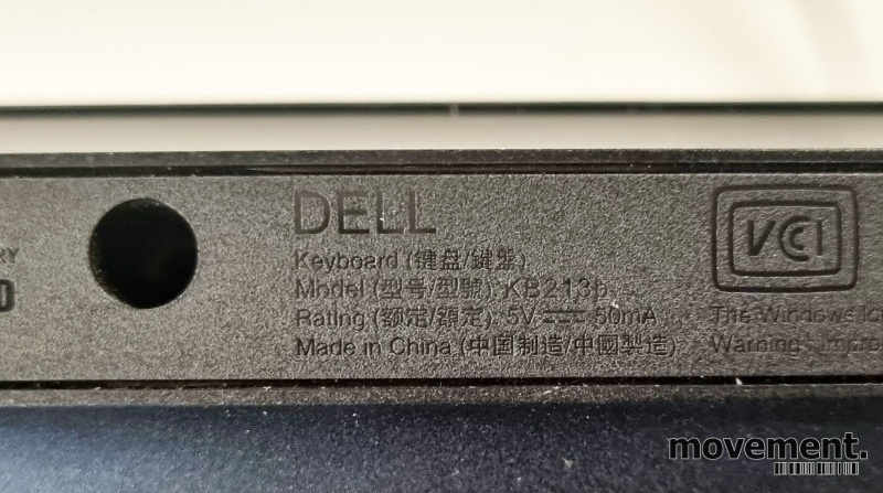 Solgt!Dell USB-tastatur, modell KB213p, - 2 / 2