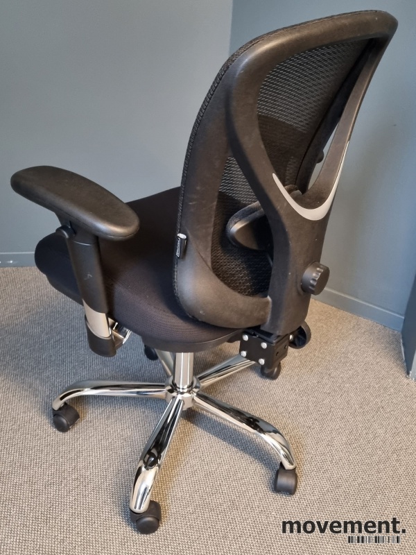 Solgt!Kontorstol fra Staples i sort / - 2 / 3