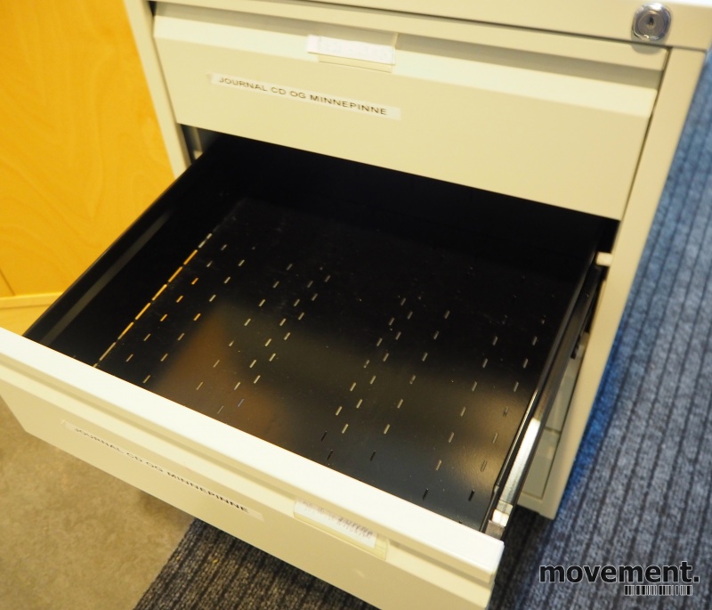 Solgt!Bisley 4-skuffers skuffeseksjon / - 3 / 3