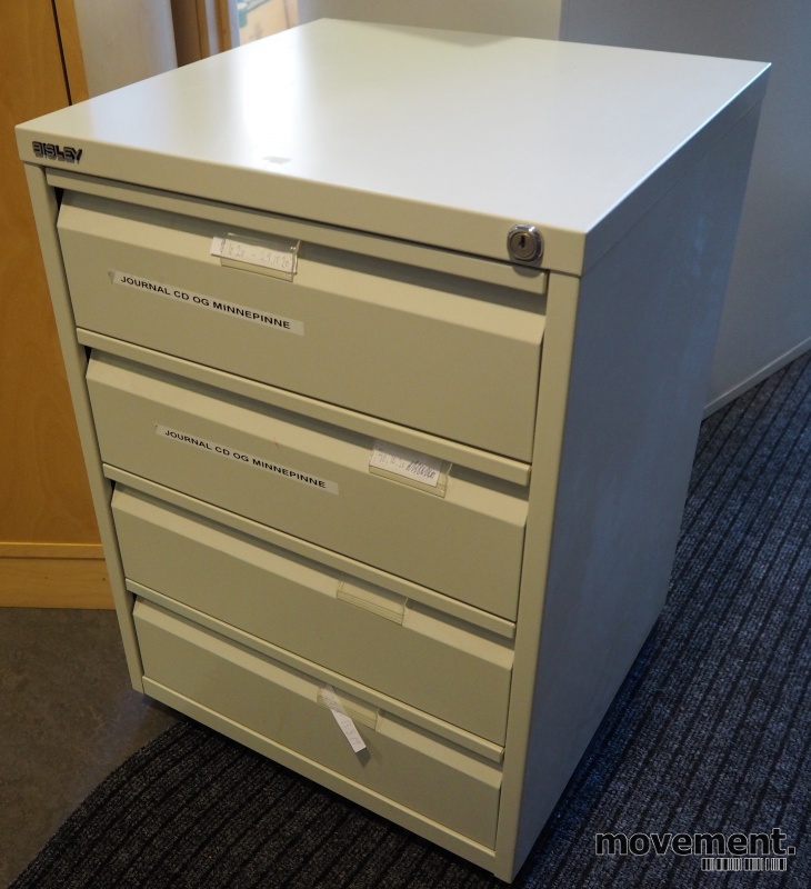 Solgt!Bisley 4-skuffers skuffeseksjon / - 2 / 3