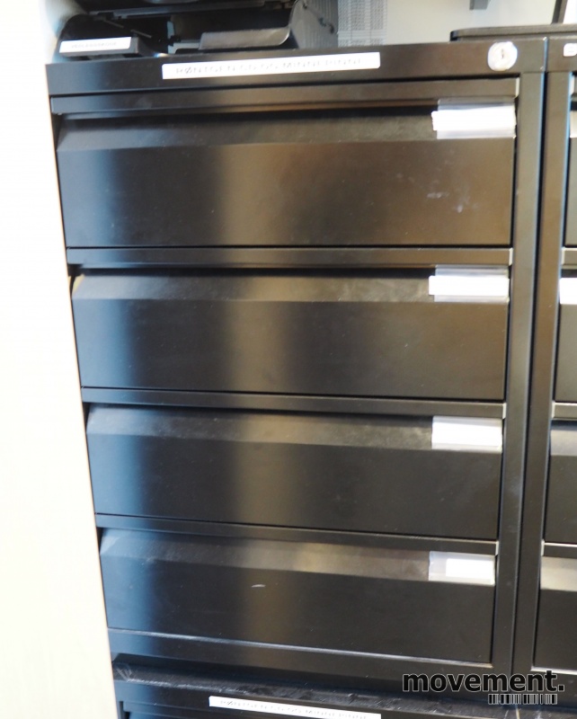 Solgt!Bisley 4-skuffers skuffeseksjon / - 1 / 2