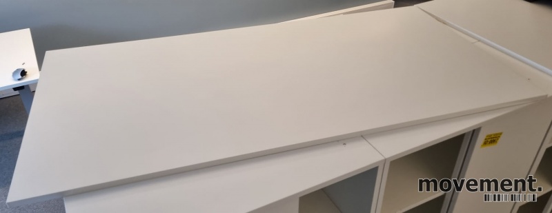 Solgt!Bordplate i hvit laminat, 160x80cm,