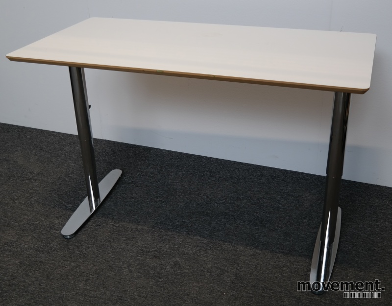 Solgt!Skrivebord i hvitt / krom fra - 2 / 3