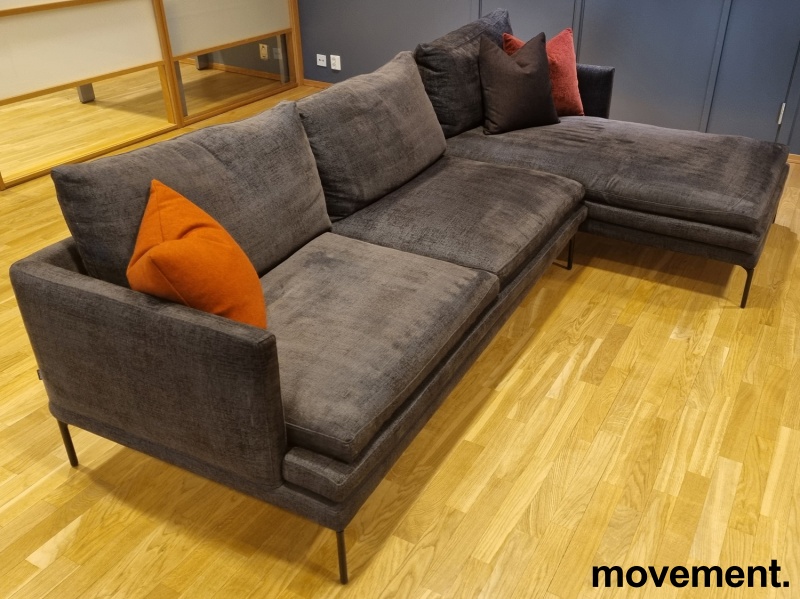 Solgt!Loungesofa m/sjeselong fra Zanotta, - 2 / 7
