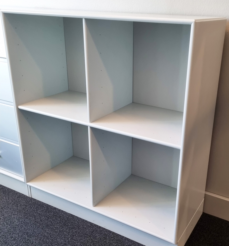 Montana-reol, åpen reol, lys grå,