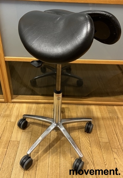Solgt!Ergonomisk sadelstol / - 1 / 2