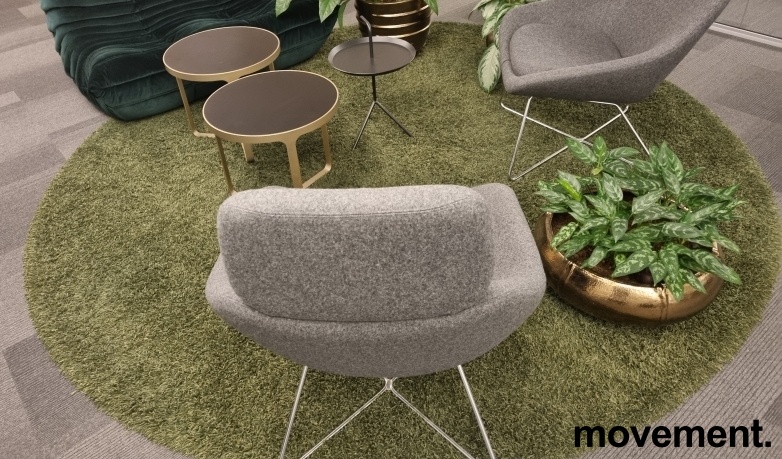 Solgt!Rundt teppe i grønn farge, Ø=300cm, - 2 / 2